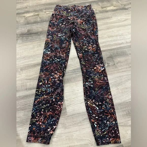 Lululemon Align High-Rise Pant 25 Foliage Overlay Multi Yoga Leggings Size 2 - Picture 5 of 7